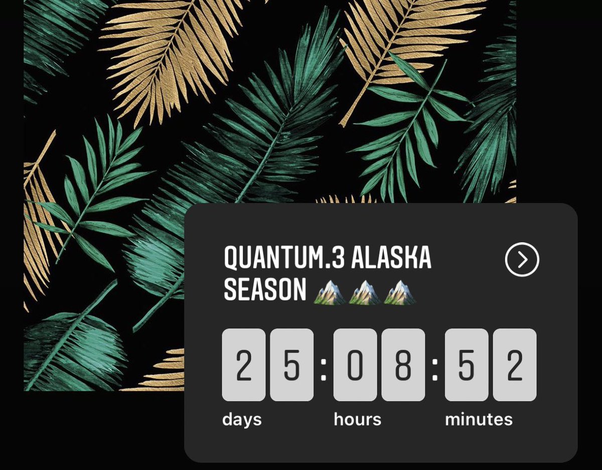 QN.3 ALASKA SEASON!! 25 days to go until sign on 😆🎬🏔