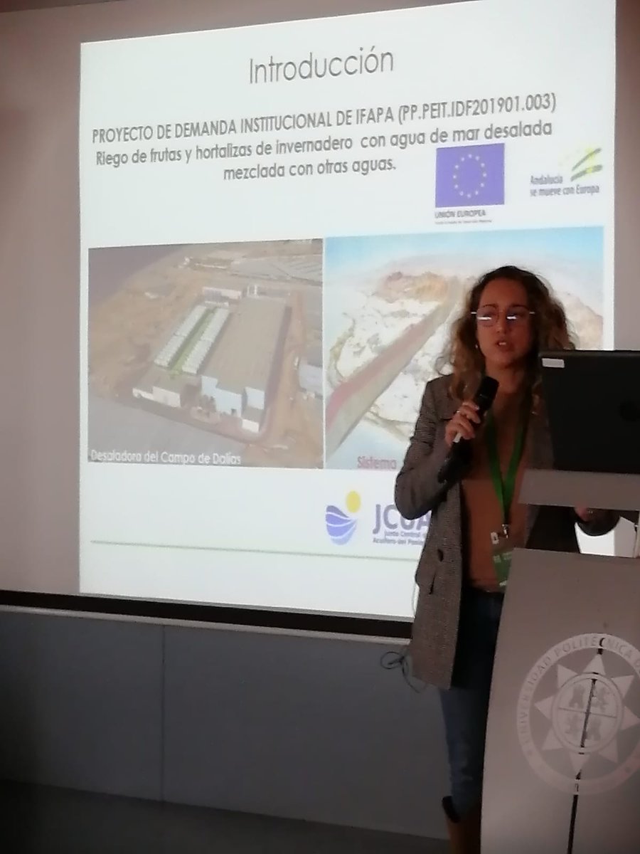 IfapaJunta's tweet photo. 💦🌱 #Ifapa ha estado presente en el Symposium Ibérico de Ingeniería Agrícola, con las ponencias de los técnicos de #Ifapa: Rafael Baeza, Juana Isabel Contreras y Francisca Alonso sobre el riego de precisión mediante electrotensiómetros

#IFAPAfuncionaylidera  
@AndaluciaJunta https://t.co/DxZ5stjtHN