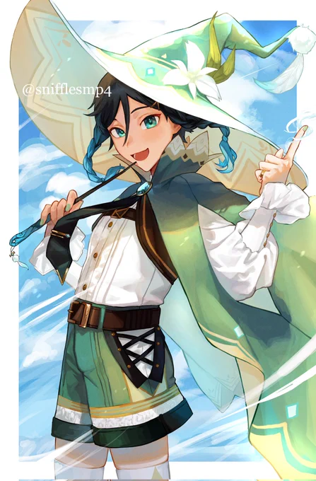 witch!venti 🍃
#GenshinImpact #原神 #venti 