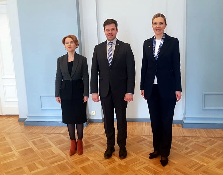 Today in Tallinn with 🇱🇻🇪🇪Ministers we have agreed to exchange information on the flows of Ukrainian refugees and discussed the security situation in the region. We are all ready to protect the external #EU border, and implement the 5th package of #EU sanctions.