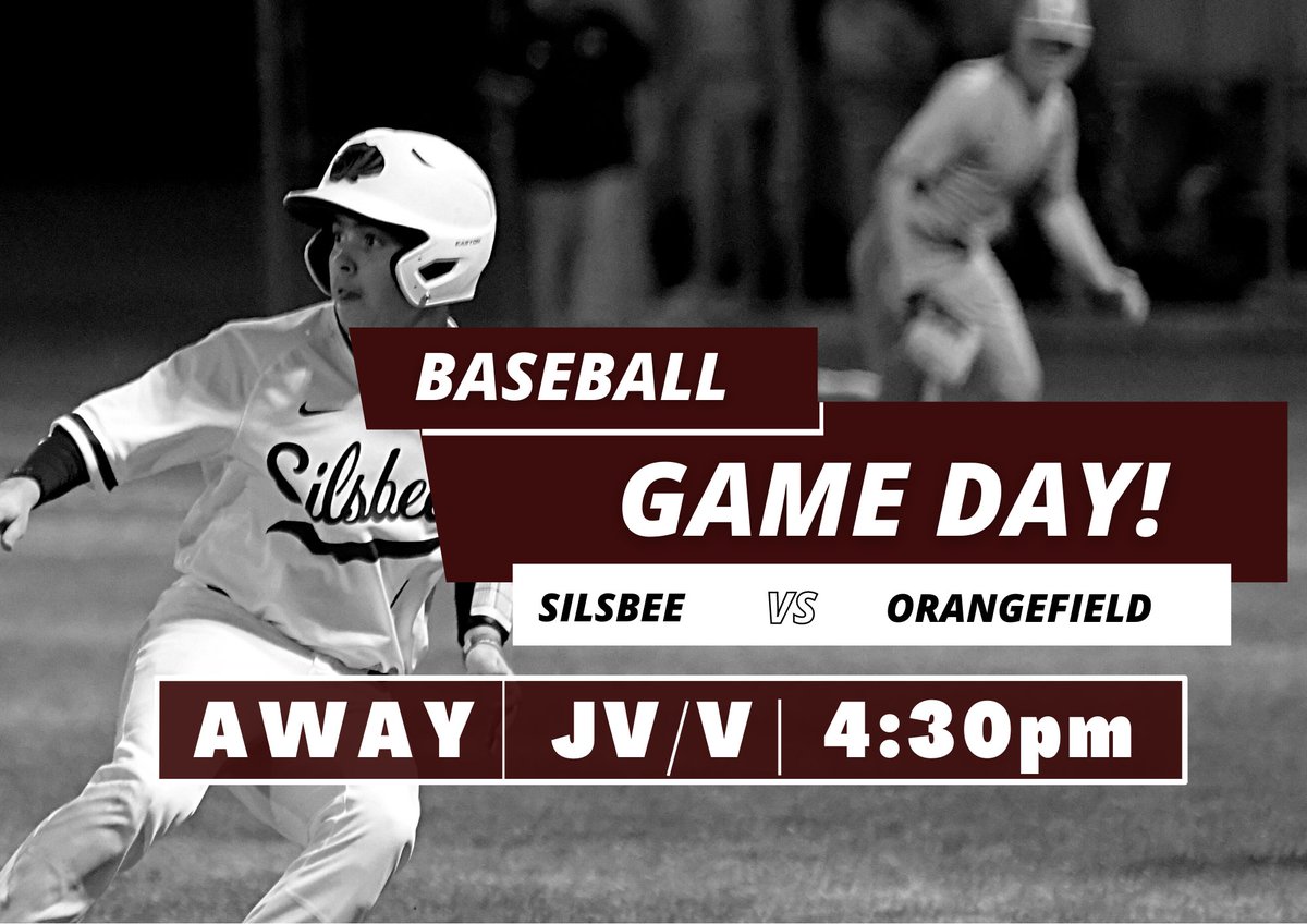 Silsbee ISD (@silsbeeisd) on Twitter photo ⚾️🥎GAME DAY🥎⚾️ | Silsbee vs Orangefield
📍 Orangefield
⏰ Softball
- JV: 5p followed by Varsity
⏰ Baseball
- JV: 4:30p followed by Varsity
GOOD LUCK Tigers!🐅
#TigerNation <a href="/SHS_TigerBall/">SilsbeeTigersBaseball</a> ⚾️🥎GAME DAY🥎⚾️ | Silsbee vs Orangefield
📍 Orangefield
⏰ Softball
- JV: 5p followed by Varsity
⏰ Baseball
- JV: 4:30p followed by Varsity
GOOD LUCK Tigers!🐅
#TigerNation <a href="/SHS_TigerBall/">SilsbeeTigersBaseball</a>