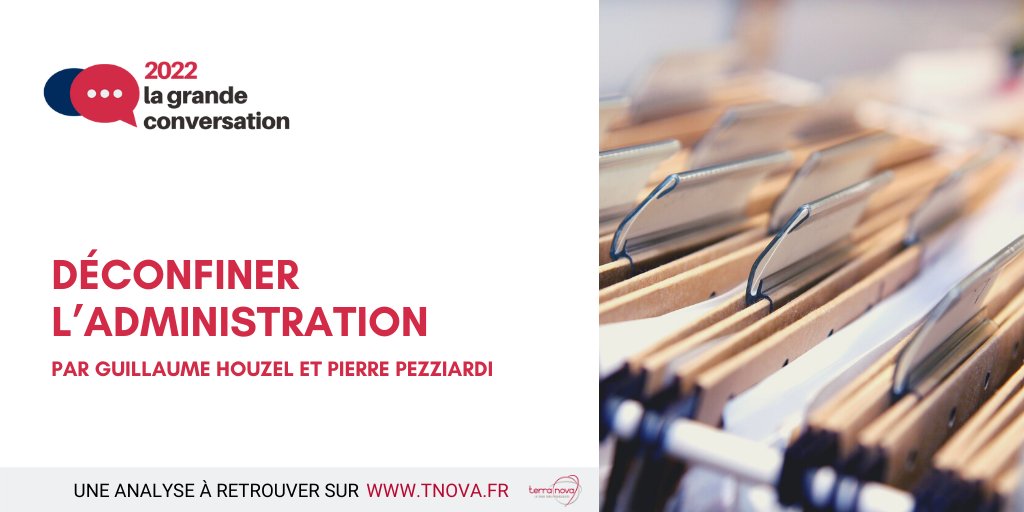 terra_nova_tn's tweet photo. #presidentielles2022 
La critique de la #fonctionpublique est une figure obligée des campagnes électorales. Mais que lui reproche-t-on exactement? Comment veut-on la faire évoluer?
🔴L'analyse de @ppezziardi et Guillaume Houzel pour #LaGrandeConversation 👉https://t.co/N7QOLmIrUr https://t.co/UhBtsbSgA5