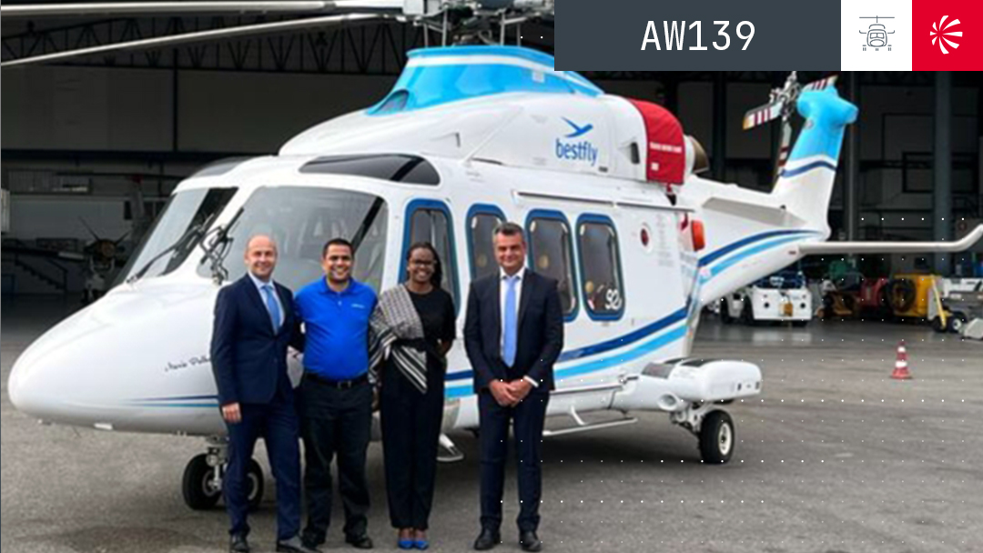 LDO_Helicopters's tweet photo. #Bestfly expands offshore helicopter fleet in #Angola with #AW139 order, adding to two leased #AW139 and four #AW169 ordered in 2021. Find out more: https://t.co/abTXSPFGl6 https://t.co/vALD4n058B