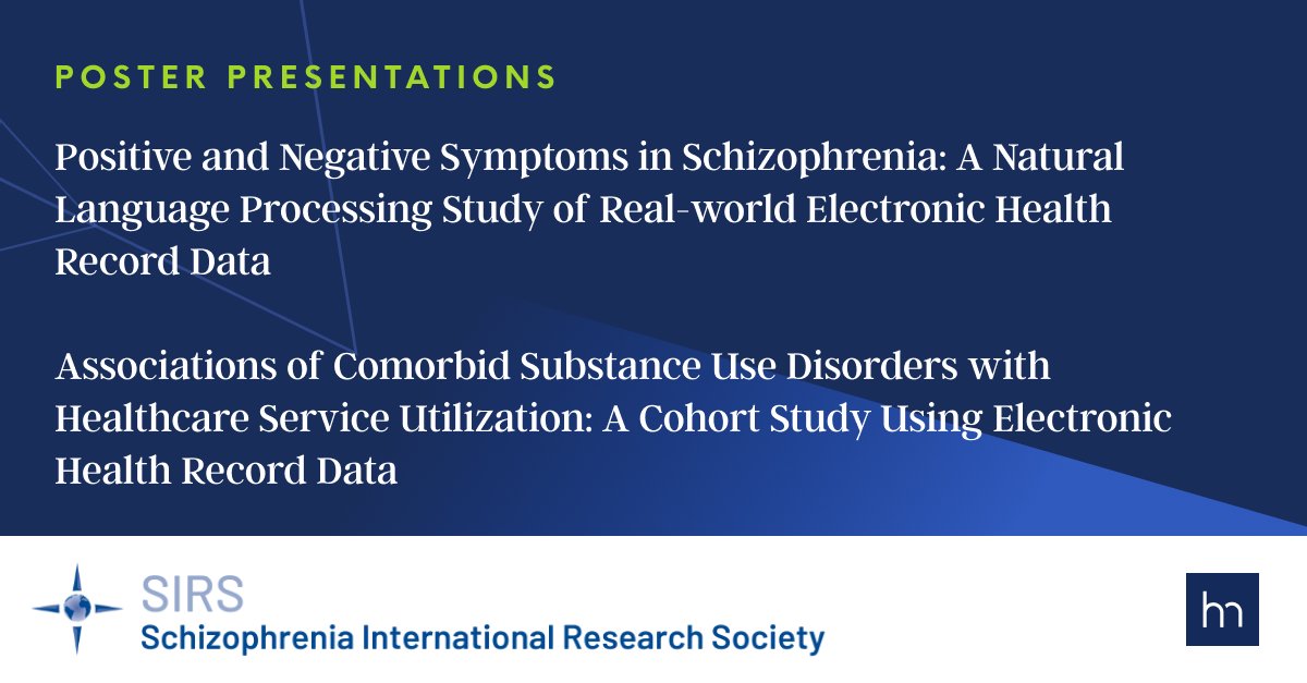 holmusk's tweet photo. We were honored to present two abstracts at @SIRSGlobal's #SIRS2022. Our studies, led by @RPatelDr, generated #RWE from our #NeuroBlu platform to gain new insights about #schizophrenia. Read about our findings: https://t.co/L4W4M0L48v https://t.co/w7qTc7HDsG