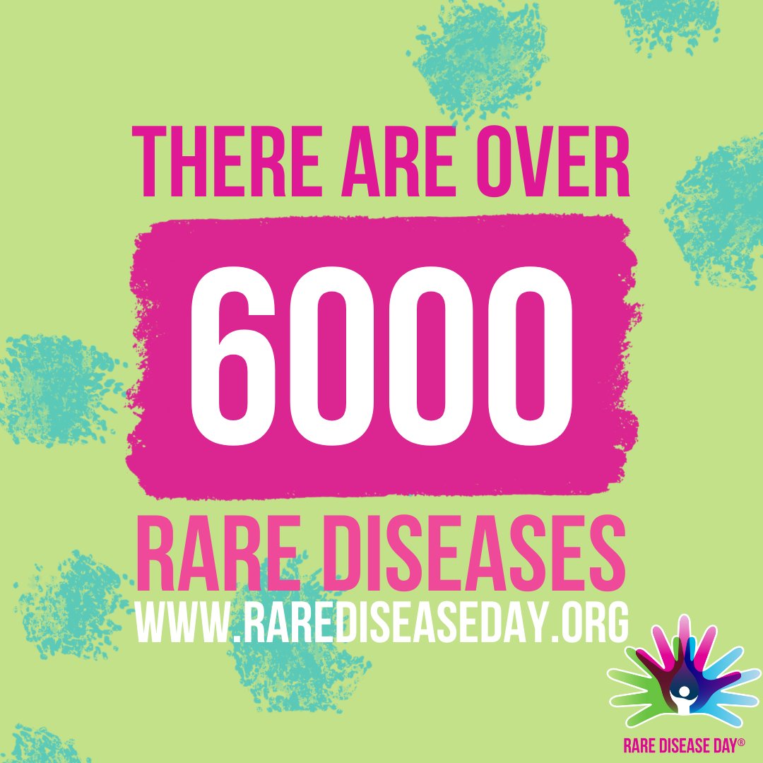 rarediseaseday's tweet photo. Did you know that there are more than 6,000 identified rare diseases?

The spectrum of rare diseases is diverse, but the rare disease community is united by a common goal: to fight for equity for everyone living with a rare disease. 

👉 Find out more: https://t.co/jjdc7vxamR https://t.co/UBnF7AnFyC