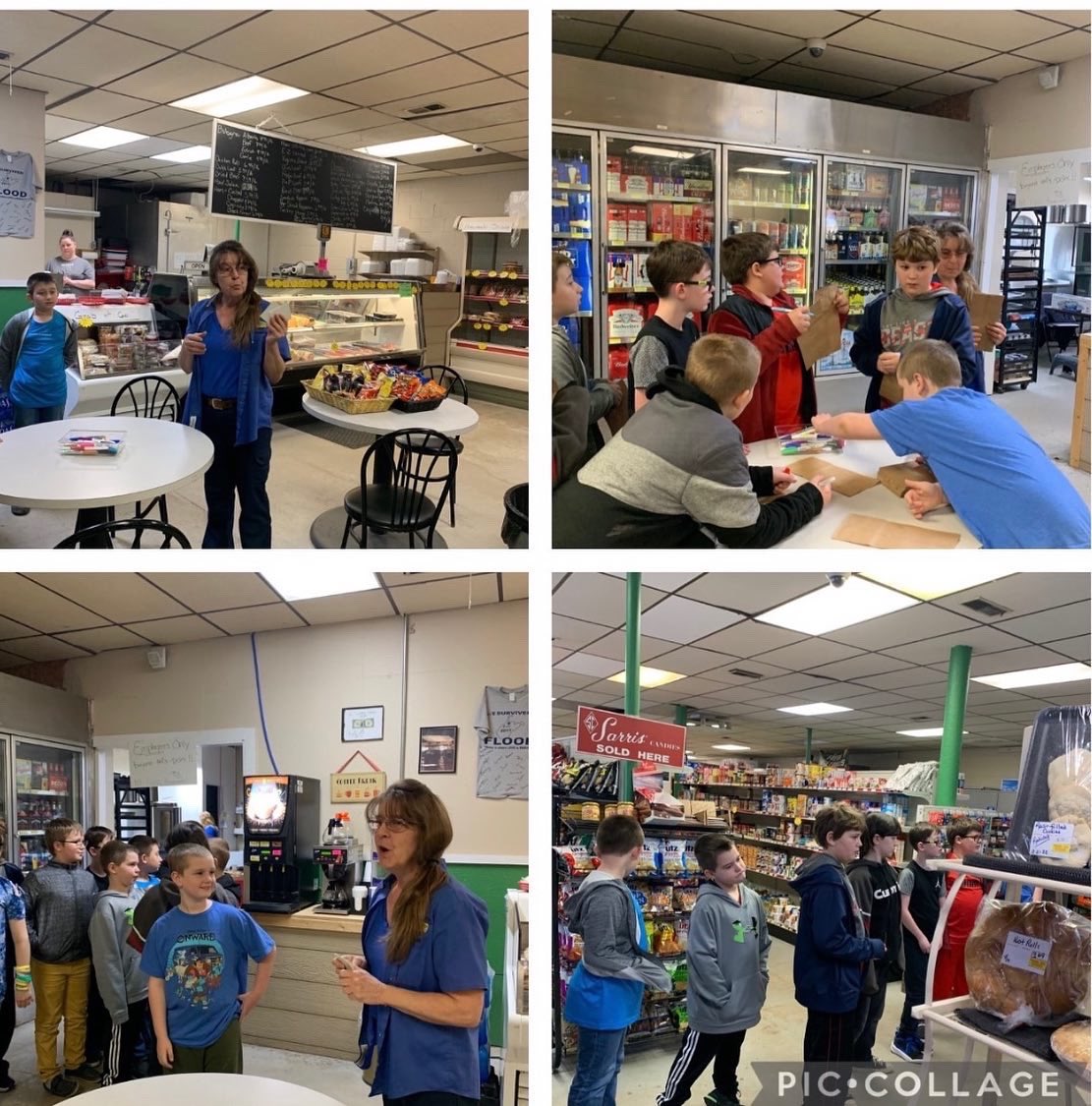 wetzelcs's tweet photo. Thank you to Four Sisters Market in Hundred for welcoming Long Drain School’s 4th graders. They were introduced to reading labels, expiration dates, scanning items, & other business management opportunities. #Wetzelcs #CareerExploration #LDSpride #deliciouspepperonirolls https://t.co/ujTyPDUiQt