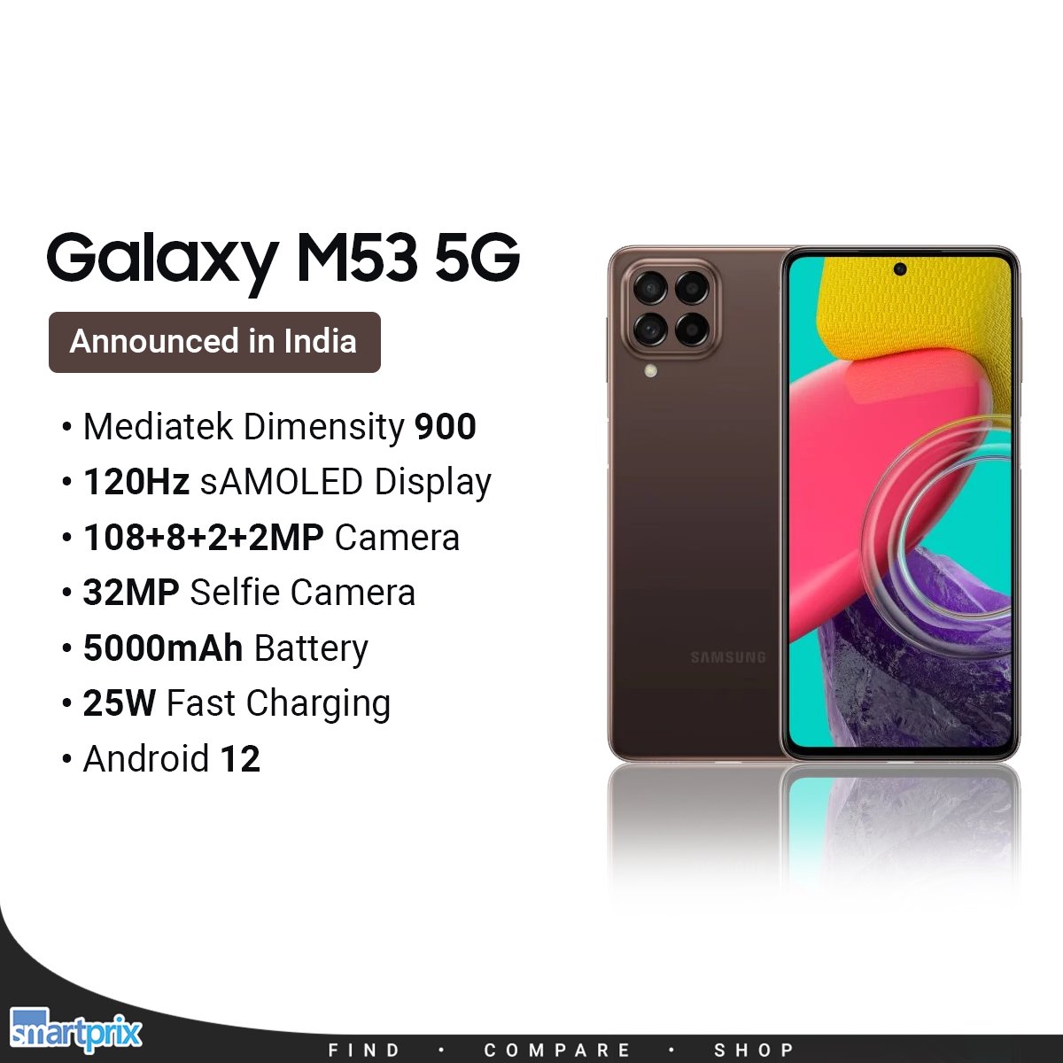 Samsung Galaxy M53 5G, Samsung