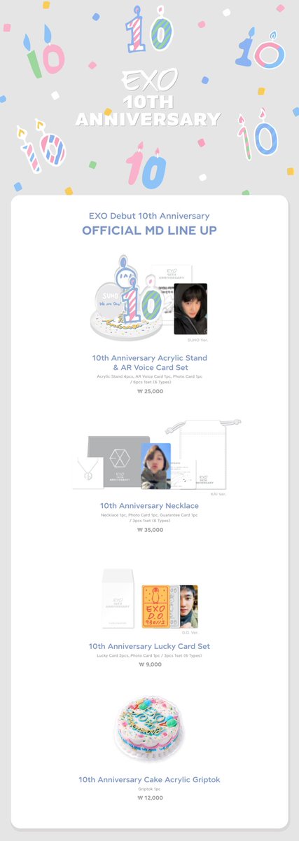 louhaGOM's tweet photo. [GO/ @weareoneEXO] EXO 10TH ANNIVERSARY GOODS

✨Deadline : April 10
✨9€ to 35€
✨https://t.co/kx4A5J8TnP

#EXO #exo10thanniversary #EXOL https://t.co/FOZkPD6hxy