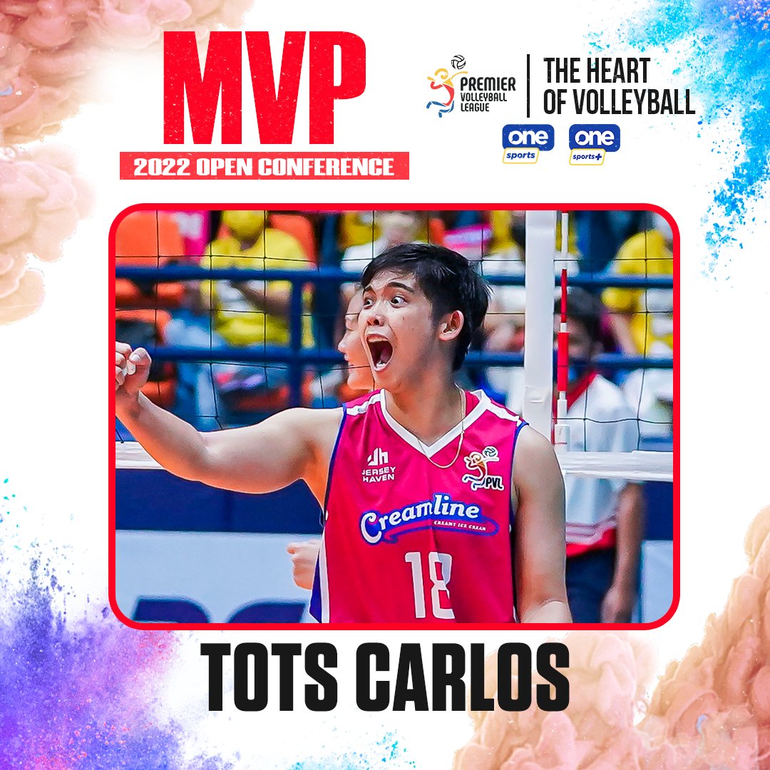 Tots Carlos' star turn is complete with her first PVL Most Valuable Player award!

#PVL2022 #PVLonOneSports #TheHeartOfVolleyball