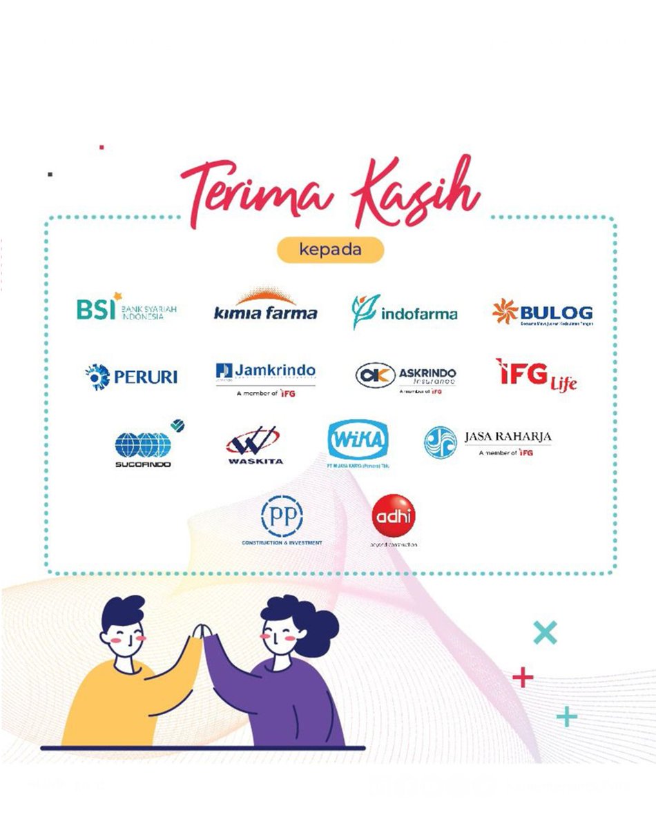 bumn_idn's tweet photo. Terimakasih atas antusiasme #insanBUMN yang sudah ikut berpartisipasi dalam acara BCOMSS 2022 kali ini.
Tetap berkarya, BUMN 100 % untuk Indonesia!
Sampai jumpa di acara BCOMSS selanjutnya!
#BCOMSS
#BUMNuntukIndonesia
#CorcommAward
#SemangatBaruBUMN https://t.co/BnRALlG196