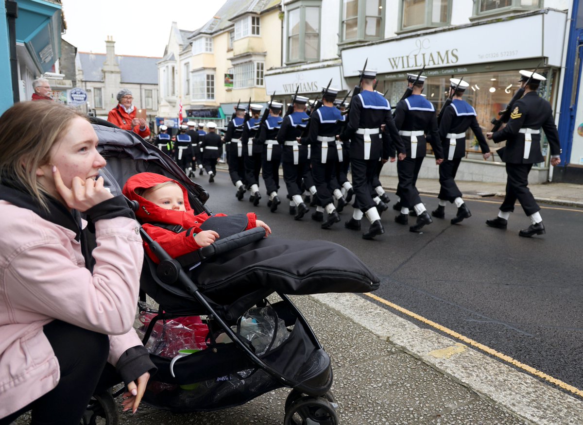Some pictures of our 75th anniversary #Culdrose75 parade in #Helston #Cornwall on Wednesday - thank you to everyone who came to watch and cheer us on #TeamCuldrose Pictures: @RoyalNavy PO A'Barrow, LH Ritsma