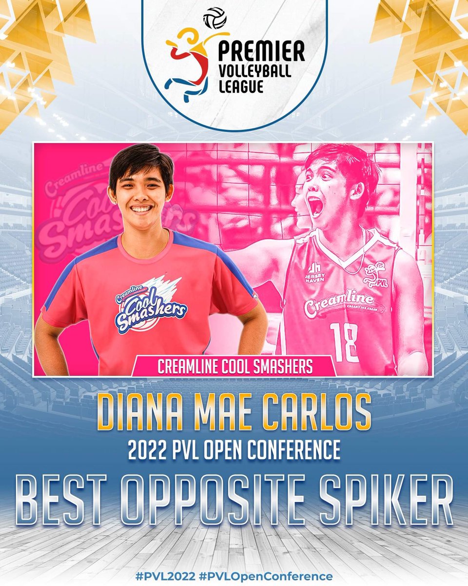 MVP and Best Opposite spiker! 💗 #PVL2022 #PVLFinals #TotsCarlos