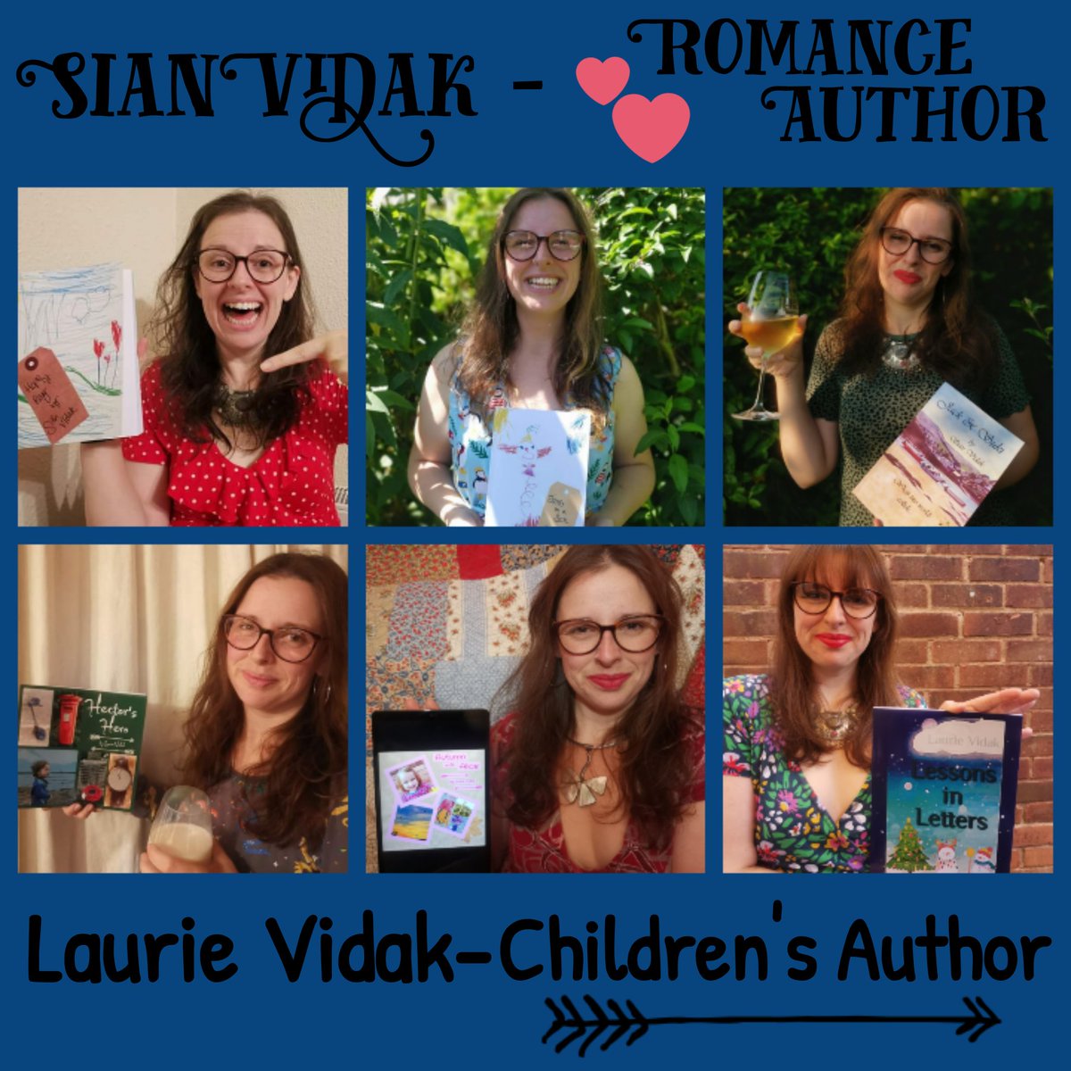 SianVidak's tweet photo. The many faces of Mrs Vee.
#author #romancenovels #romance #ChildrensBooks #childrensauthor #earlyyears #intermediate #amwriting #WritingCommunity #adventure #explore #hopeofray #jacksuki #hectorshero #autumnalice #jacobinabox #lessonsletters #indiebooks #indiebooksbeseen https://t.co/0s3bYeOYWc