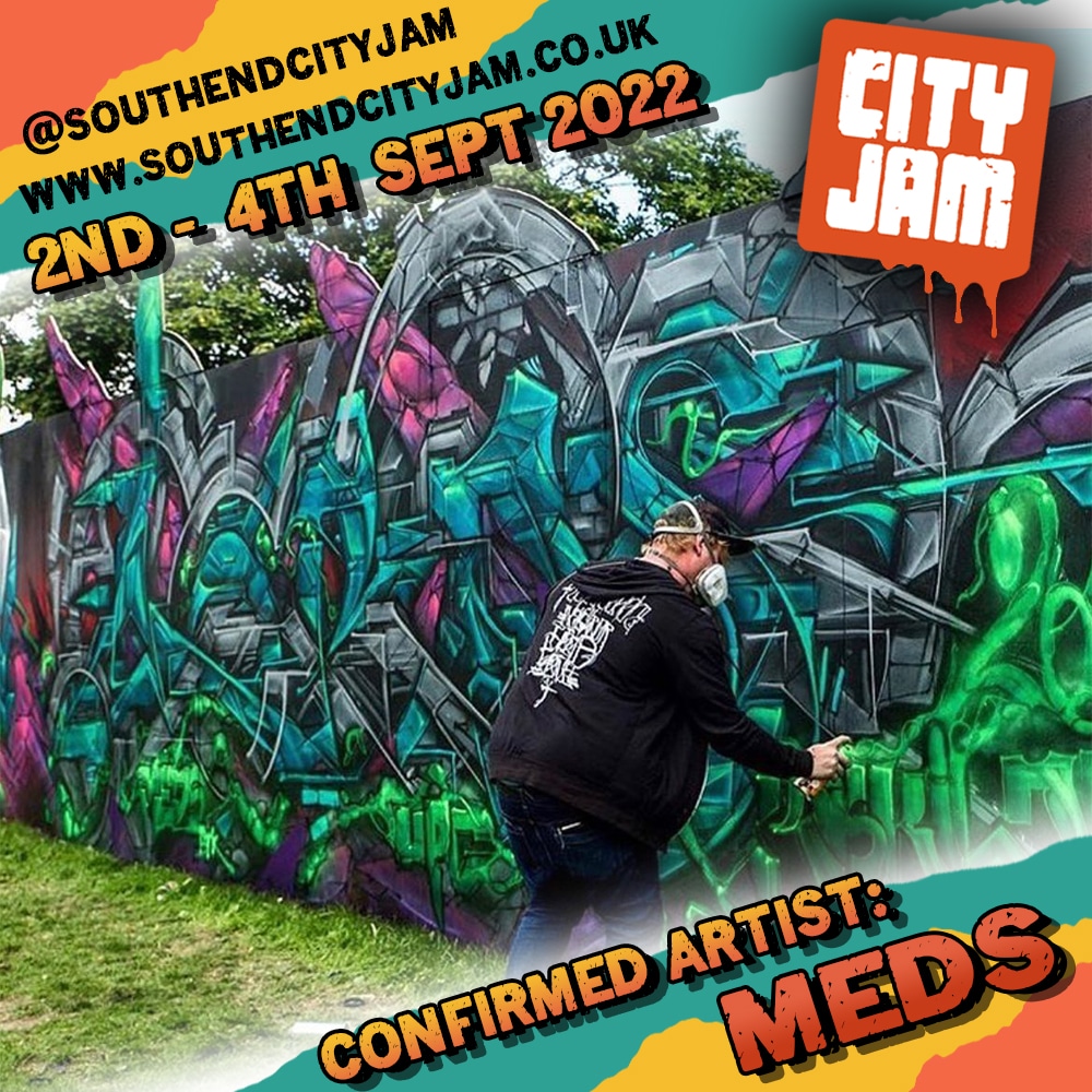 Meds the magician from the north will be with us in September
.
 We are proud to announce the first edition of Southend City Jam for  2022 Applications are now open 

In partnership with Southend BID &amp; Southend Tourism Partnership

southendcityjam.co.uk
instagram.com/southendcityjam