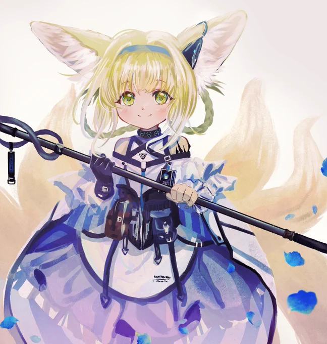 スズランちゃん🦊 #アークナイツ 