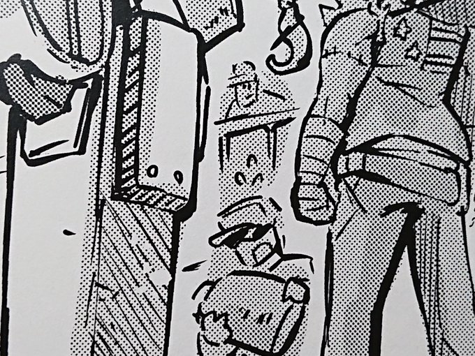 作業画面だとよく見えないしいいか…って思ってたとこ、結構しっかり印刷されてるな…
こんなはっきり印刷されるんだっけ…本作ってなさすぎて忘れちゃった 