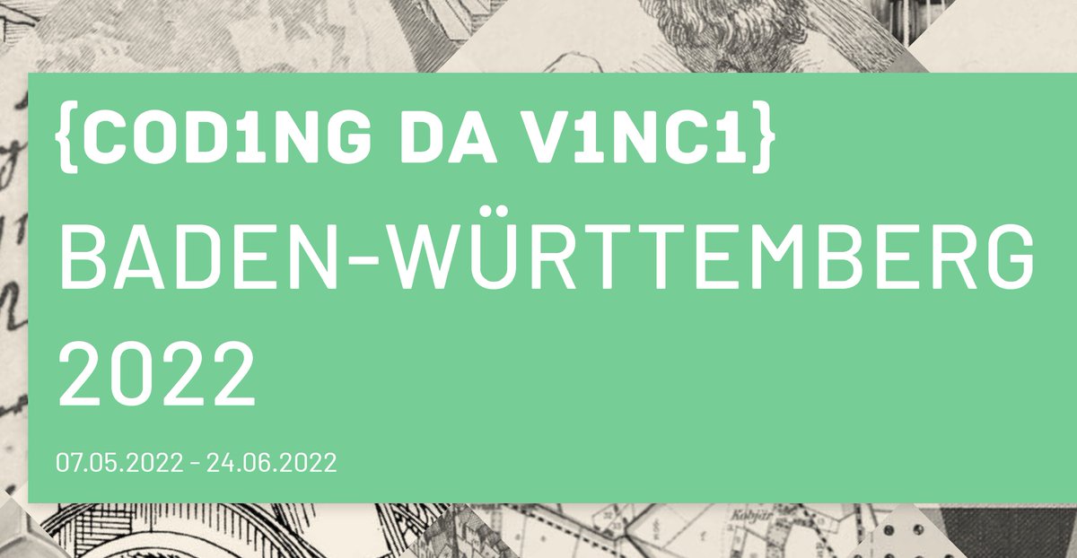 game_eV (@game_verband) on Twitter photo Ihr Lieben, <a href="/codingdavinci/">Coding da Vinci</a> braucht Entwicklerinnen & Entwickler aus der #Games-Branche für ihren #BadenWuerttemberg Kultur-Hackathon! Die Teilnehmenden entwickeln — mit offenen Daten aus Kultureinrichtungen — gemeinsam in kleinen Teams digitale Anwendungen.
Link zum Event folgt👇 Ihr Lieben, <a href="/codingdavinci/">Coding da Vinci</a> braucht Entwicklerinnen & Entwickler aus der #Games-Branche für ihren #BadenWuerttemberg Kultur-Hackathon! Die Teilnehmenden entwickeln — mit offenen Daten aus Kultureinrichtungen — gemeinsam in kleinen Teams digitale Anwendungen.
Link zum Event folgt👇