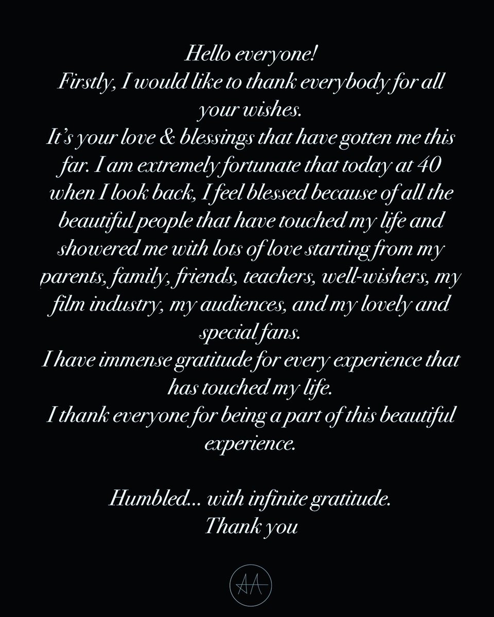 imsarathchandra's tweet photo. A grand party to bring in his 40th birthday in style - that’s how @alluarjun does it! The Icon Staar flew down 50 of his close friends to Belgrade, Serbia to celebrate his birthday with them by his side. The actor also shared a heartfelt thank you note on social media. https://t.co/DkXoub0sgE