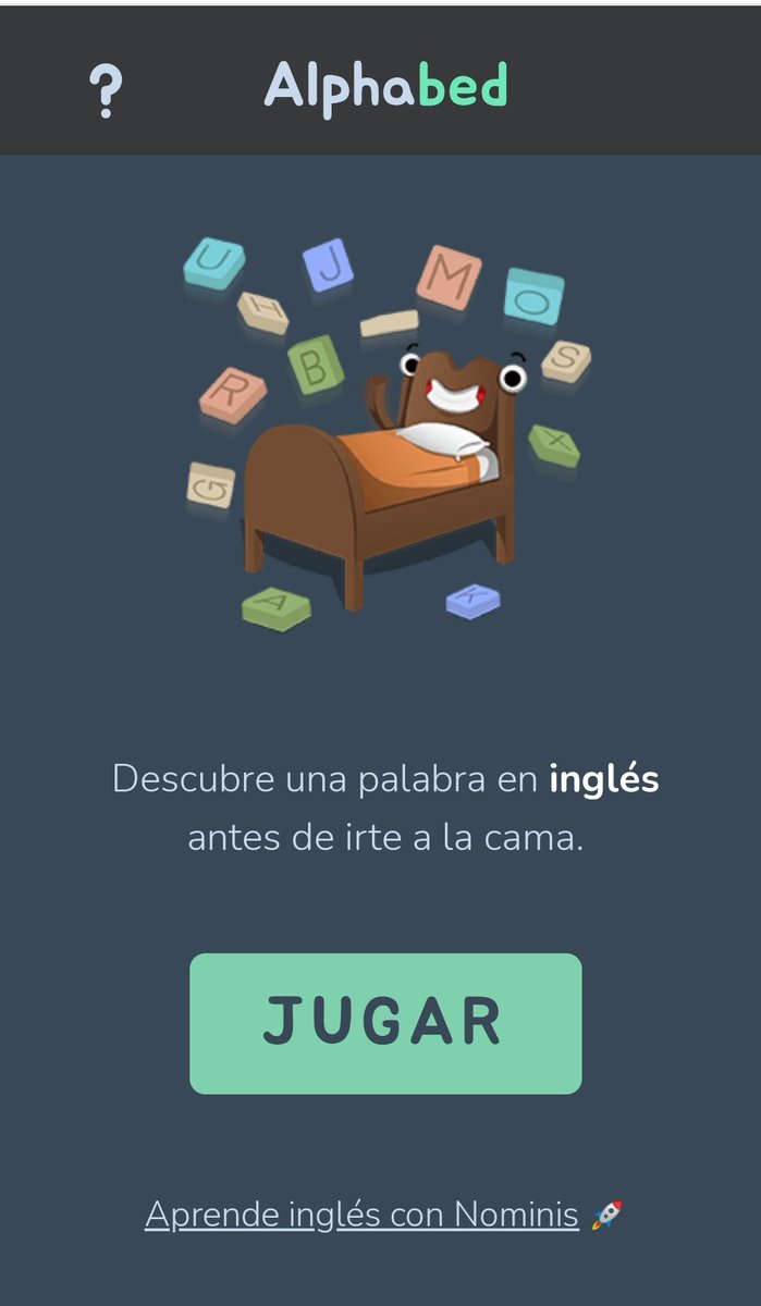 BeatrizCerdan's tweet photo. Me han compartido esta app y me ha gustado mucho. Adivina la palabra. En inglés. Para nuestros chavales o nosotros/as mismos. https://t.co/SYZCzQkLFB
#Alphabed https://t.co/emZi4InVDx