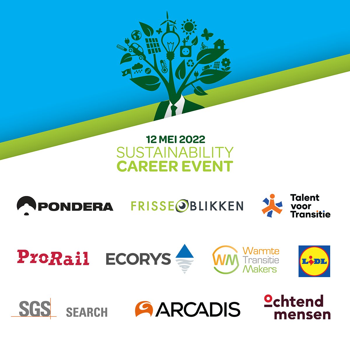 De aanmeldingen voor het nationale Sustainability Career Event op 12 mei stromen binnen. Sommige workshops zijn daarom al vol. Wil jij nog een plek bemachtigen? Meld je dan snel aan op sustainabilitycareerevent.nl.