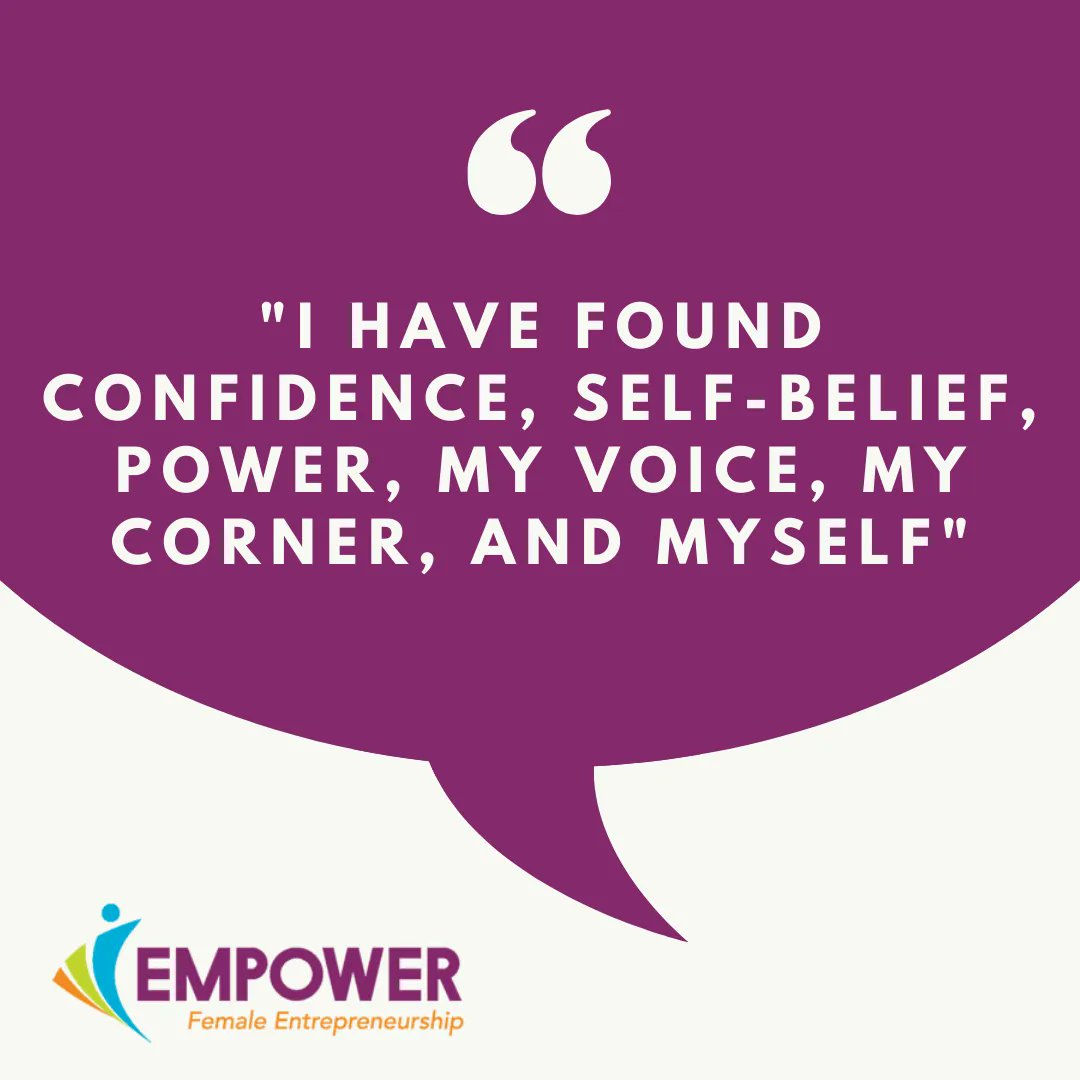 "Empowerher, empowered me. I found Confidence, Self-belief, Power, Found my voice, Found my corner, Found myself"

Kind testimonial from Nicola Kearns - a participant in our Start programme 2021/2022 

<a href="/ESF_Ireland/">ESF Ireland</a> <a href="/EUinmyRegion/">EUinmyRegion🇪🇺</a> <a href="/LEORoscommon/">Local Enterprise Office Roscommon</a>