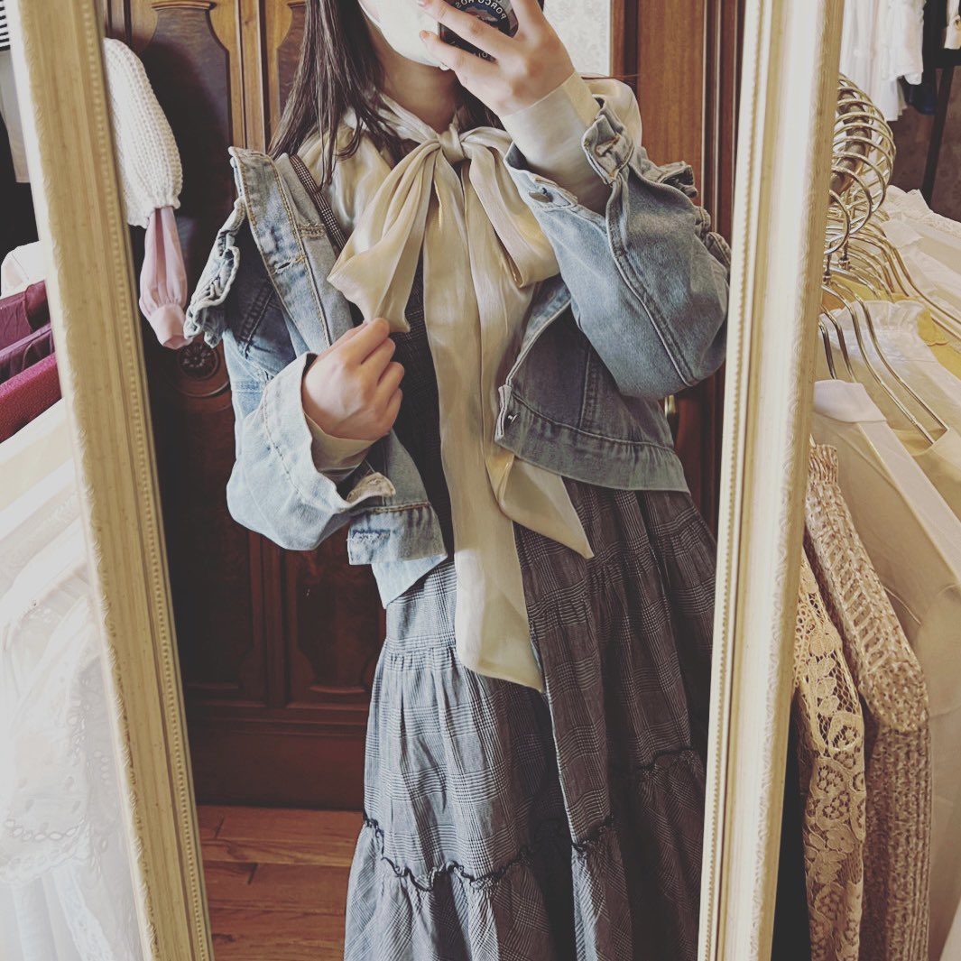 ご来店ありがとうございました🌸
店頭のおすすめコーデです！