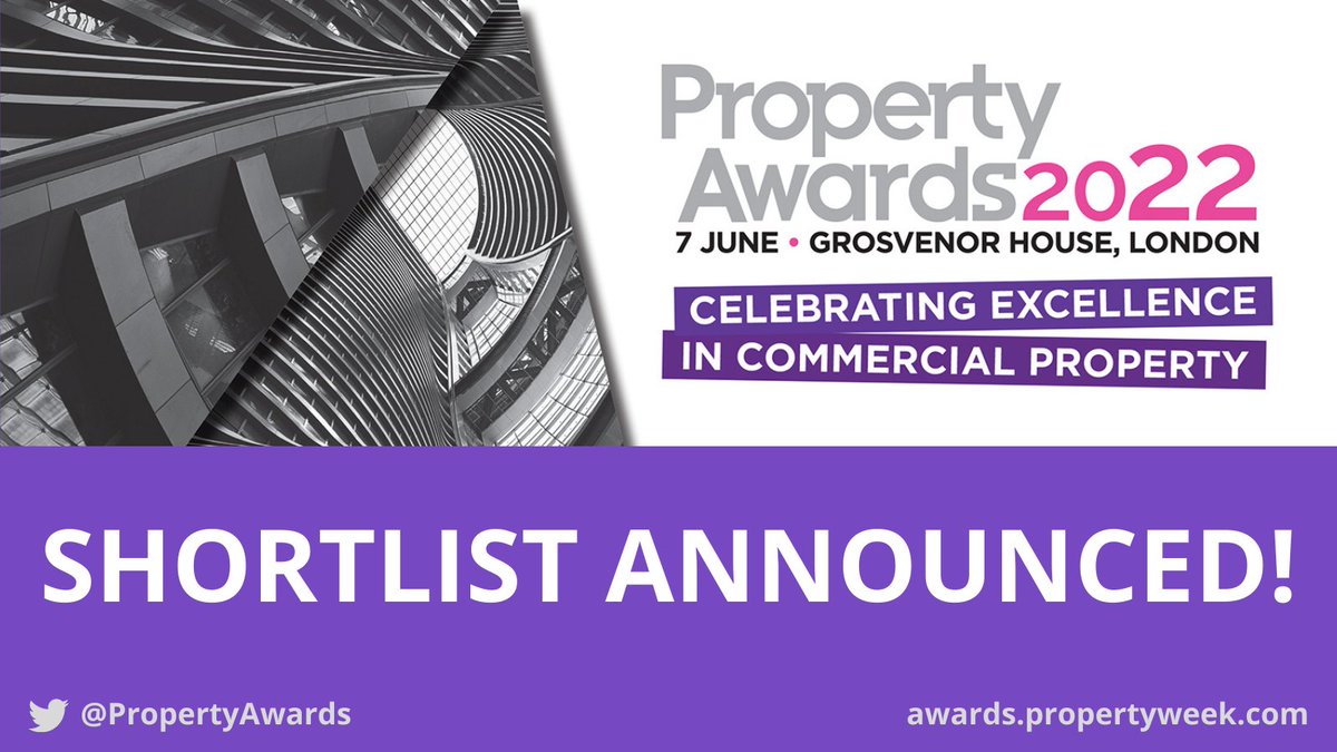 PropertyAwards's tweet image. We are very excited to reveal the #PropertyAwards shortlist. Big congratulations to all our finalists!

View the full list below and don’t forget to book your table⬇️

ow.ly/rmVc50IENL3

 @PropertyWeek