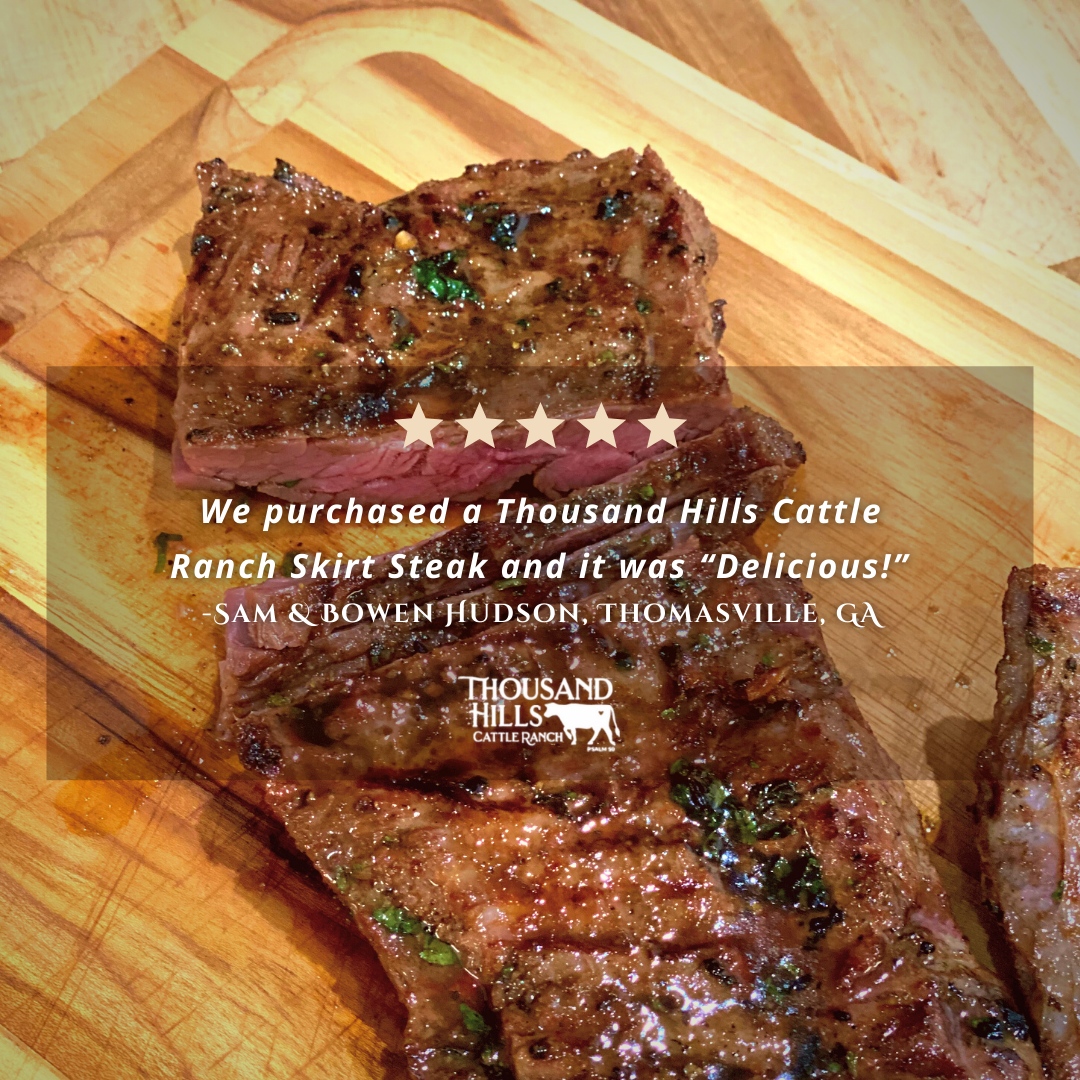 What do we love more than providing the best products for you? To hear how much you enjoy them! Let us know your favorite cuts and how you prepare them! #ThousandHillsCattleRanch #THCR #ThousandHillCattle #certifiedorganic #certifiedorganicbeef #farm #cattle #farmlife #farmer...