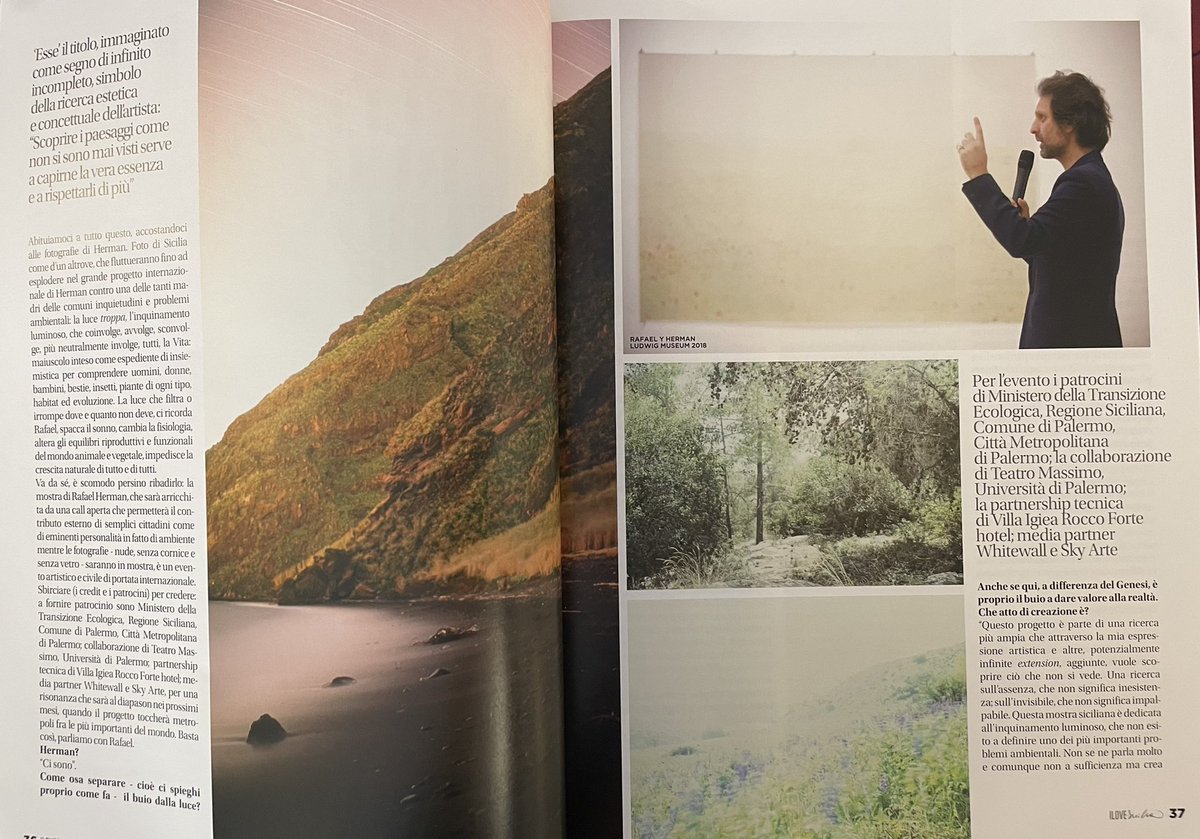 comunicalarte's tweet photo. In edicola !                     Countdown to the soloshow.                Save the date.                     22.04.22
Mezzanotte del 21          @ILSmagazine @fondazionesantelia. @mlccomunica @teatromassimo @SkyArte @whitewallmag @VillaIgea https://t.co/mHxPmOagjp