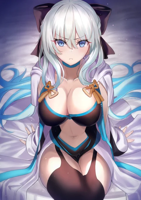 「じー(イベント一緒に行きたい視線)」
#FGO 
イベントのモルガン可愛い 
