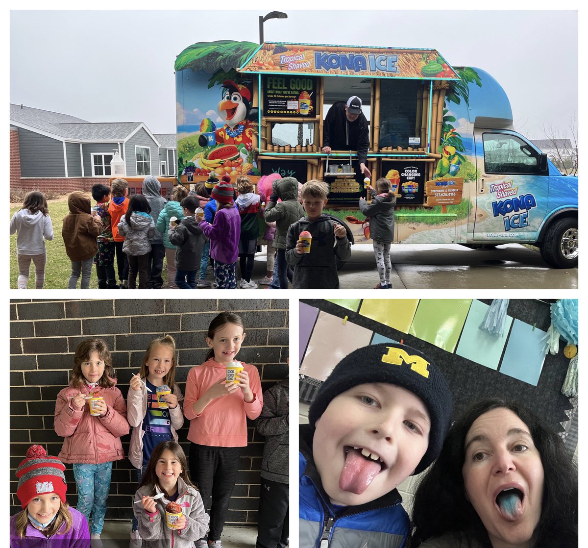 SLCSMrsAllen's tweet photo. We enjoyed Kona Ice this week!  Thank you to the PTO for this fundraiser goal treat! @SLCSpearson https://t.co/E0pM4Mzc4i