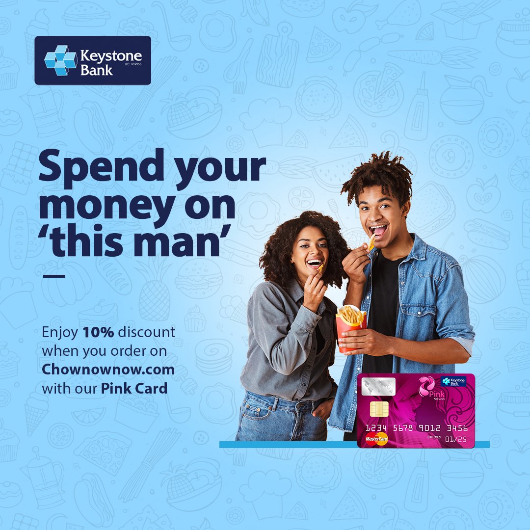 keystonebankng's tweet photo. If you don’t have one, here’s your cue to go open a Pink Account, so you can have access to amazing discounts like this one.
#GoPinkWithKeystone https://t.co/t63lkHucZY