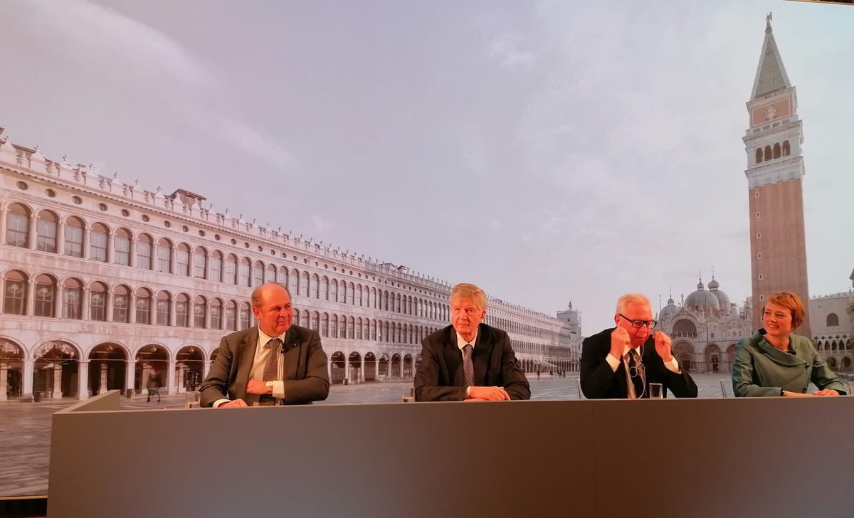 RISE_purpose's tweet photo. “Architecture is all about collaboration” says #davidchipperfield, and that’s the spirit of this entire project to re-open #procuratievecchie with a new social purpose and make Venice the sustainability capital of the world  @HumanSafetyNet @GENERALI #SDGs https://t.co/Im4I1C4b2L