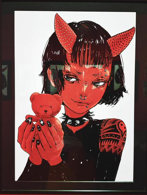 ずっと行きたかった雪駄さんの個展!赤鬼娘ちゃんみんな可愛い素晴らしかったし、世界観が緻密なのも楽しかった〜!雪駄さん多才すぎる。
今度はぜひ画集も🥺🙏💓 
