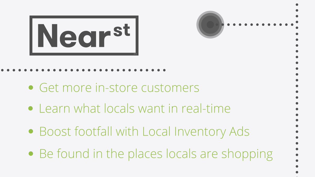 One of our #integration partners🤝 is footfall boosting <a href="/NearSt/">NearSt</a>. As a #business you can #attract more #local #customers👨‍👩‍👧‍👦👩‍👩‍👦. 83% of #consumers prefer to #shop locally instead of online.
👉👉👉near.st