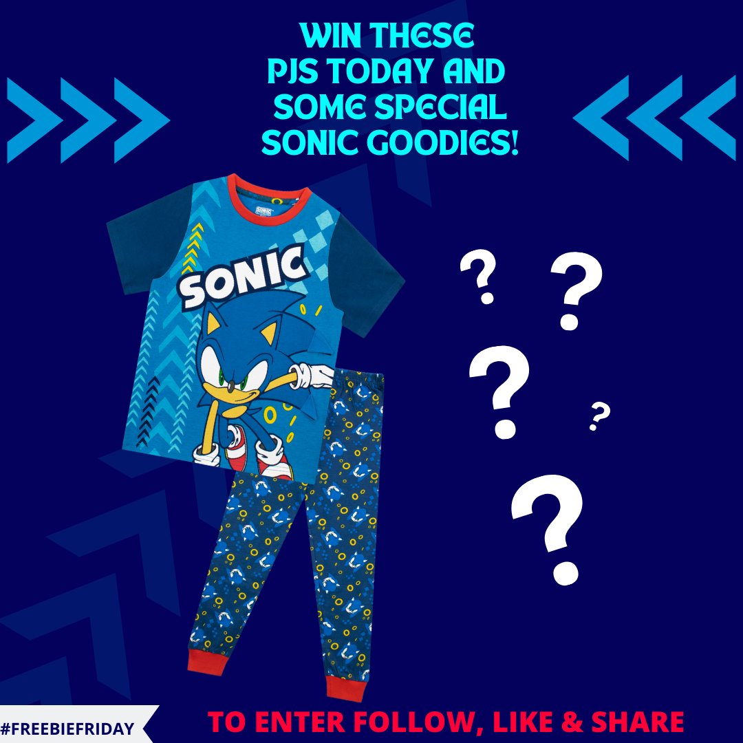 It's '#FREEIBIEFRIDAY🥳
And we are giving you the chance to WIN this fantastic Sonic PJs for your little speedster and a special surprise! 😲😍
FOLLOW our page, and SHARE with friends. The competition closes at 11:59pm on 10/04/2022
Shop Sonic now 👉 bit.ly/3DQMyqEe