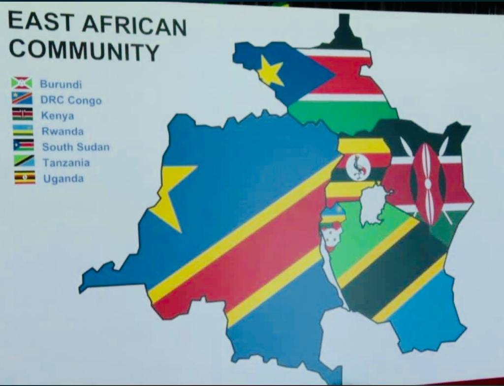 New East Africa Map Rebecca Alitwala Kadaga Na Twitteru: "At 12.40 Pm , The New Map Of The East  African Community Was Unveiled At The State House Nairobi  Https://T.co/Bgvcjd8Qpp" / Twitter