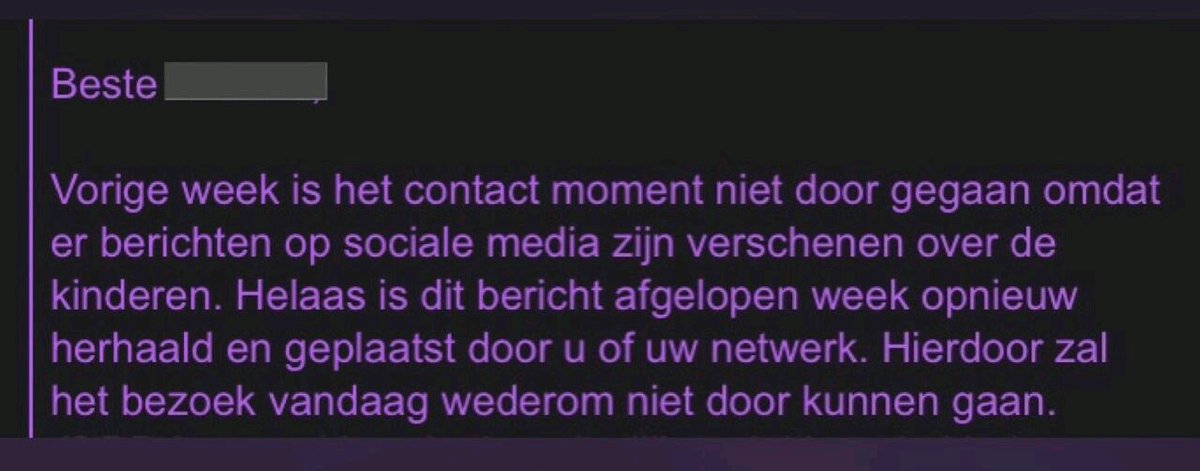 Beste Jeugdzorg, een kinderbeschermingsmaatregel is toch geen straf? Hoe kan het dan dat dit gebeurd, dat een kind en ouder zo gestraft worden? <a href="/PieterOmtzigt/">Pieter Omtzigt</a>
