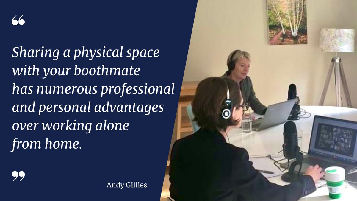 Interpreters have been working from home or in one-person booths for two years now. Andy Gillies argues that "we should all be in a hurry to work in the same space as our boothmate(s) again". #1nt #r1nt
interpretersoapbox.com/conference-int…