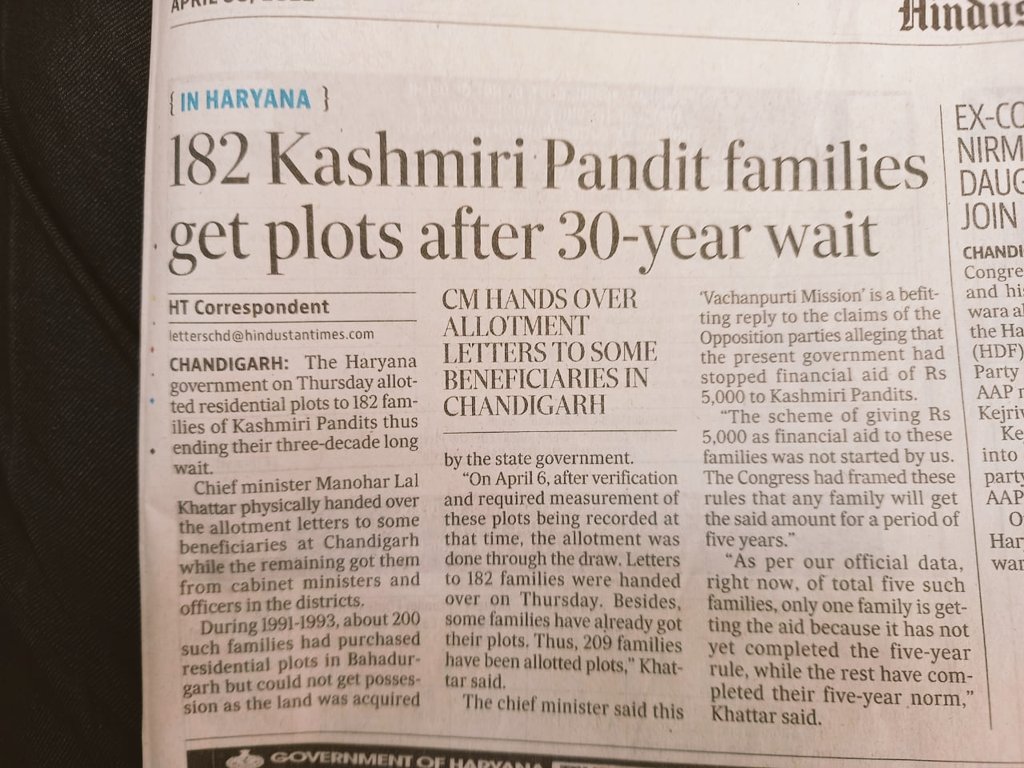 BradKhosla's tweet photo. @vmunshi1961 @PMOIndia @narendramodi @cmohry @mlkhattar What about the Justice for other 80 families ? Please look out for them too @HMOIndia @BJP4Haryana  @BJP4JnK
 @narendramodi
 @AmitShah
 @AnupamPKher https://t.co/Wf8KvPdfUq