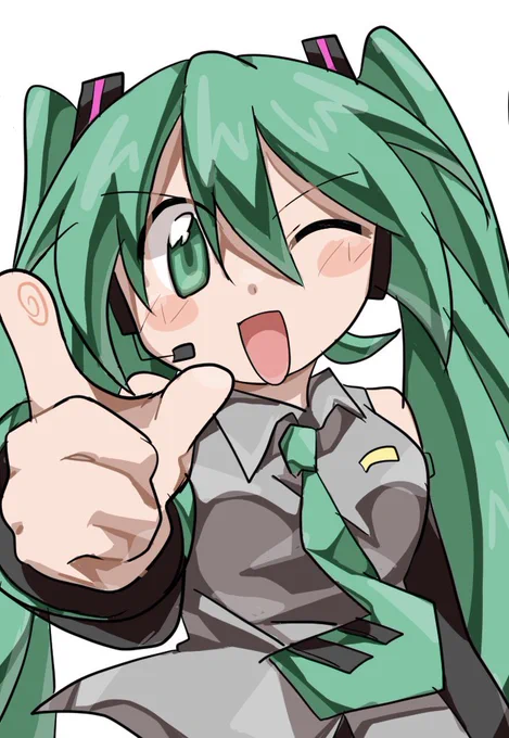 約二年ぶりにアイコン変えた #初音ミク 