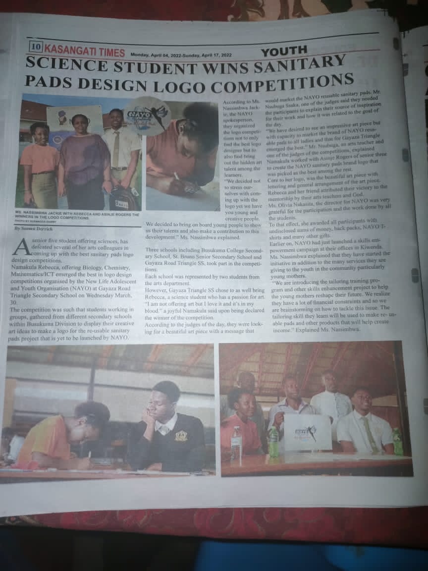 NAYOuganda's tweet photo. Young people are creative and innovative. https://t.co/ka4vKXTf9y