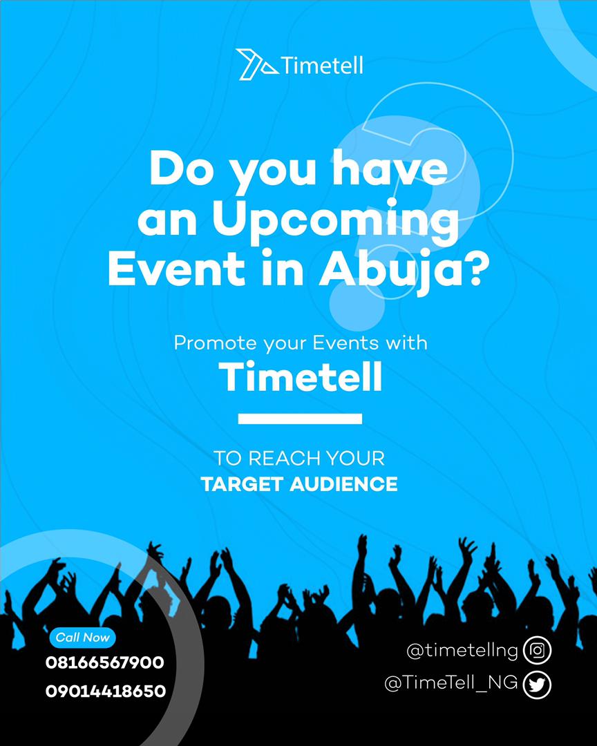TimeTell_NG's tweet photo. Relax and let us do all the work. Advertise with us Today.
#TimeTellNetworks https://t.co/6Uc0mD9VP9