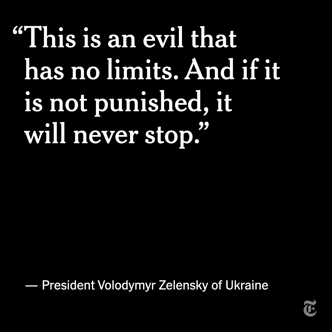 The Kramatorsk train station in eastern Ukraine was hit with a Tochka-U short-range ballistic missile as “thousands of peaceful Ukrainians were waiting to be evacuated,” President Volodymyr Zelensky said.
nyti.ms/38D0KrV