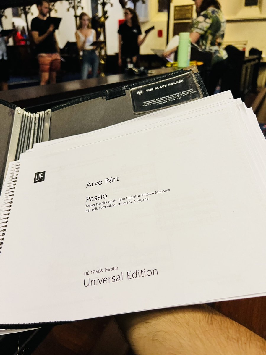 dandaman474's tweet photo. It may have come last minute but I’m really excited to be singing the role of Jesus for this gorgeous work this Sunday afternoon. 

It’s a delight to be able to perform Arvo Part’s music again, particularly with a piece that’s so rarely done
❤️🎶 #oratorio #baritone #palmsunday https://t.co/FZv4rb256D