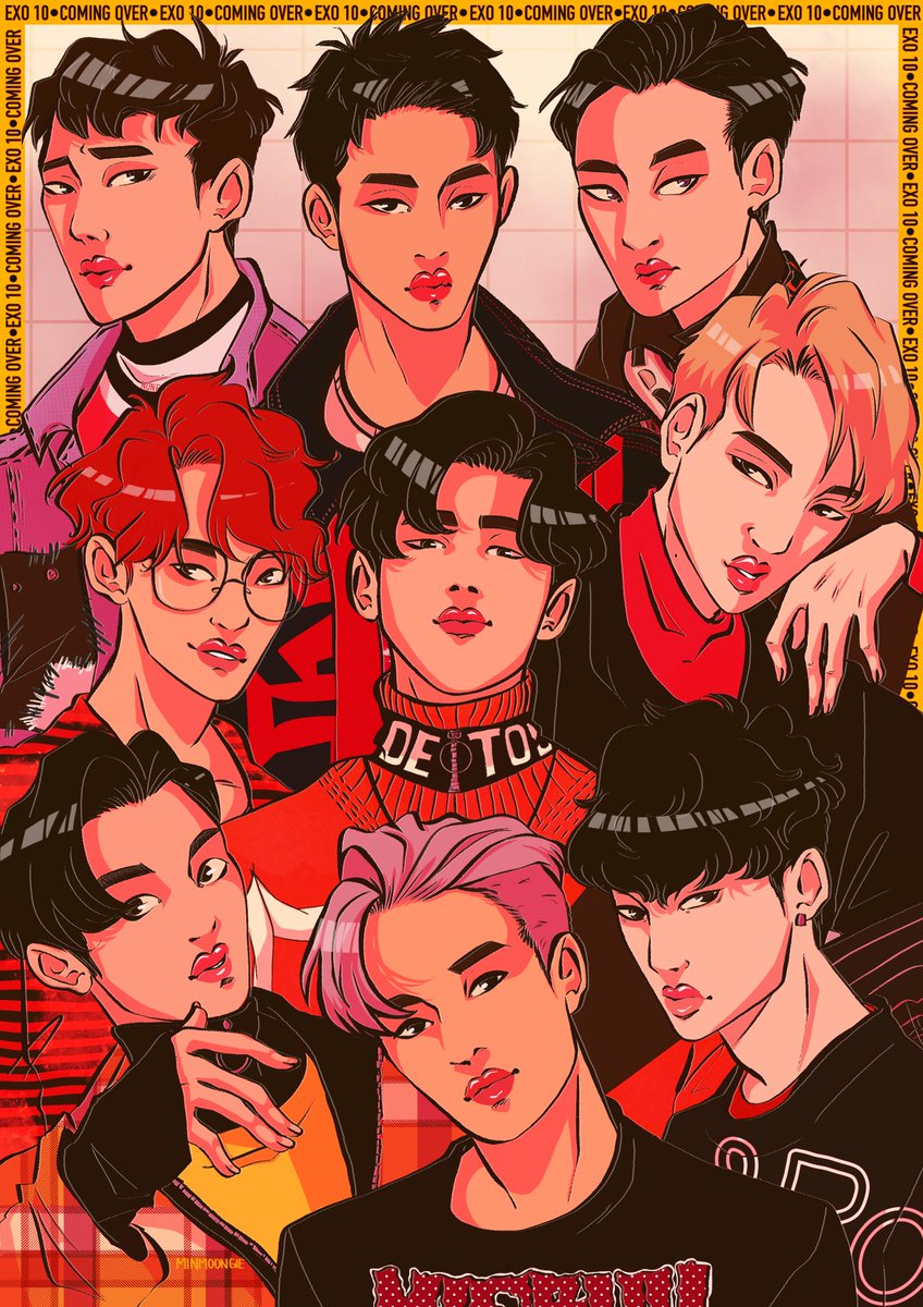 My piece for <a href="/exoplanetzine/">Exo Planet</a> !! I was given Coming Over! EXO means so much to me and have gotten me through a lot over the years and I can't thank them enough. 🖤
#exoplanetzine #10YearsWithEXO
#AlwaysAndForeverEXO
#EXOWeAreOneDecade
#엑소와_함께한_아름다운_10년
<a href="/weareoneEXO/">EXO</a>