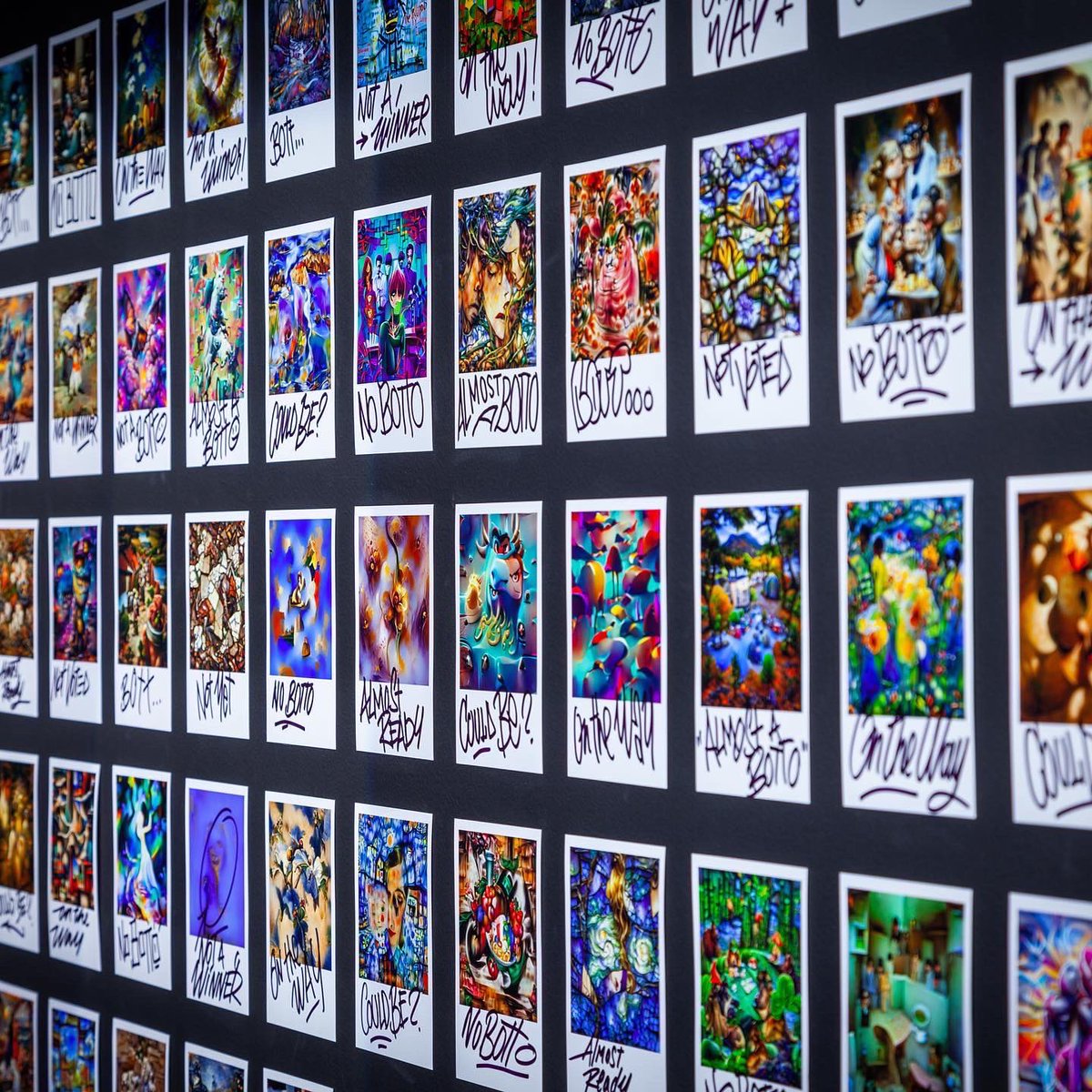 Painting, video art, installation, sculpture, drawing, generative art, AI art and the NFT phenomenon to addresses universal questions from multiple visions and media. 

filip custic, Richard Burton, Alex Hug, Bnomio or Botto artist offer their perspectives.