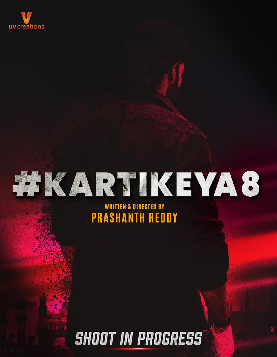 An interesting journey is on the cards!🏎️ Announcing our next with the Talented @ActorKartikeya, Written & Directed by @Dir_Prashant Shoot in Progress... @UV_Creations #Kartikeya8