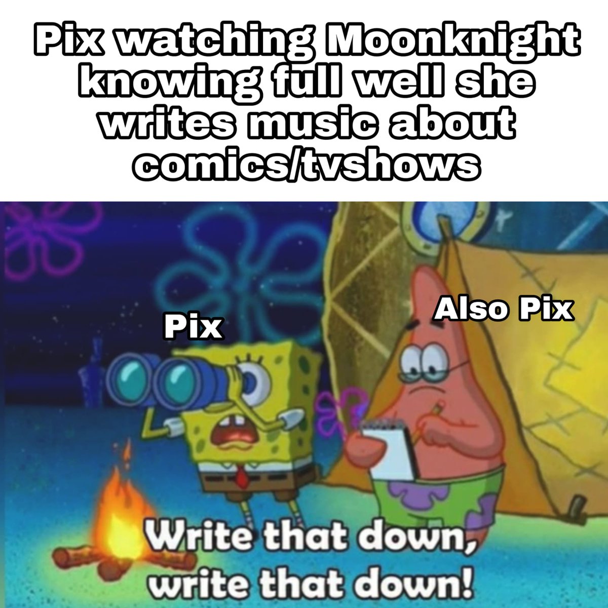 Our first band meme of the day, Pixie why are you like this 😁