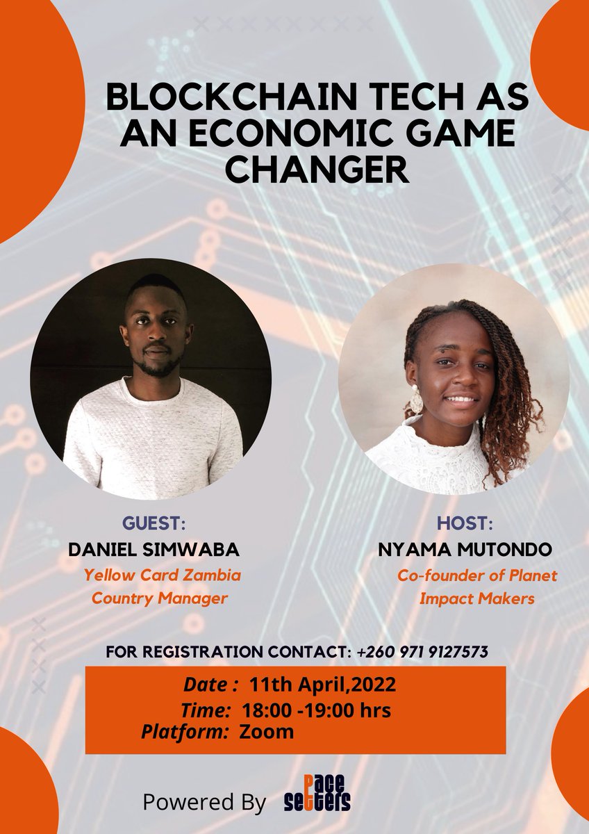 mondoka_2018's tweet photo. ZED BLOCKCHAIN TECH WEEK - https://t.co/N1TdoV2847
#BlockchainWeekZm https://t.co/v0lQlreIFi